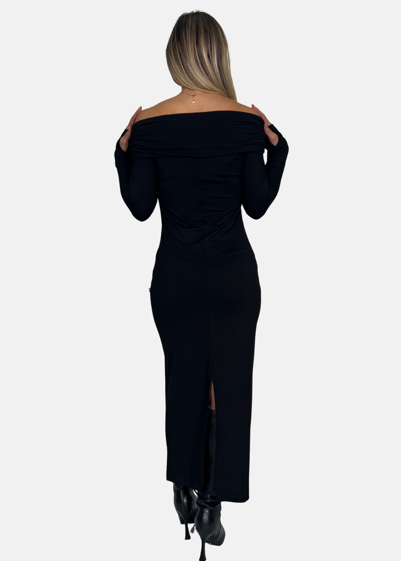 Abito Donna scollo Bardot