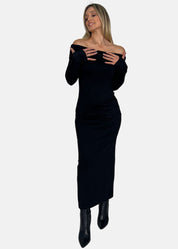 Abito Donna scollo Bardot