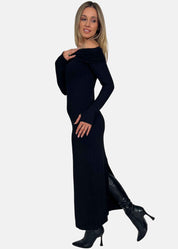 Abito Donna scollo Bardot