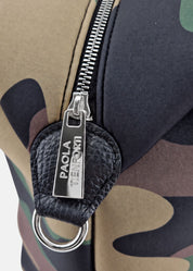 Bauletto large in neoprene camouflage