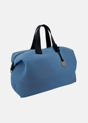 Bauletto large traforato e pelle con dettagli argento