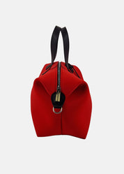 Bauletto medium in neoprene con dettagli argento