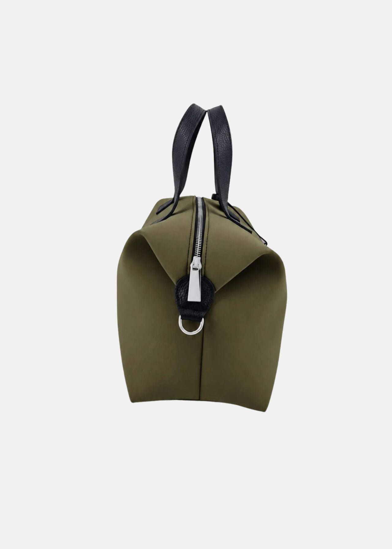 Bauletto medium in neoprene con dettagli argento