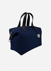 Bauletto medium in neoprene con dettagli argento
