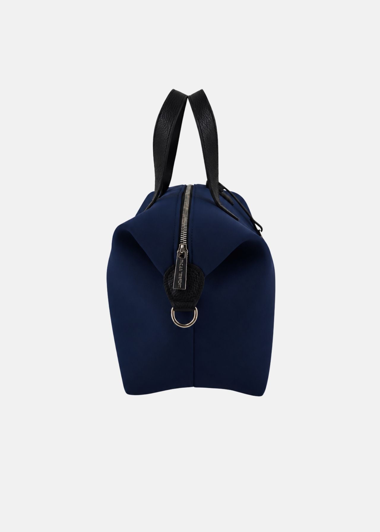 Bauletto medium in neoprene con dettagli argento