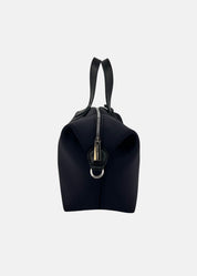 Bauletto medium in neoprene con dettagli argento