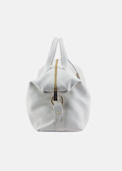 Bauletto in pelle morbida con dettagli oro