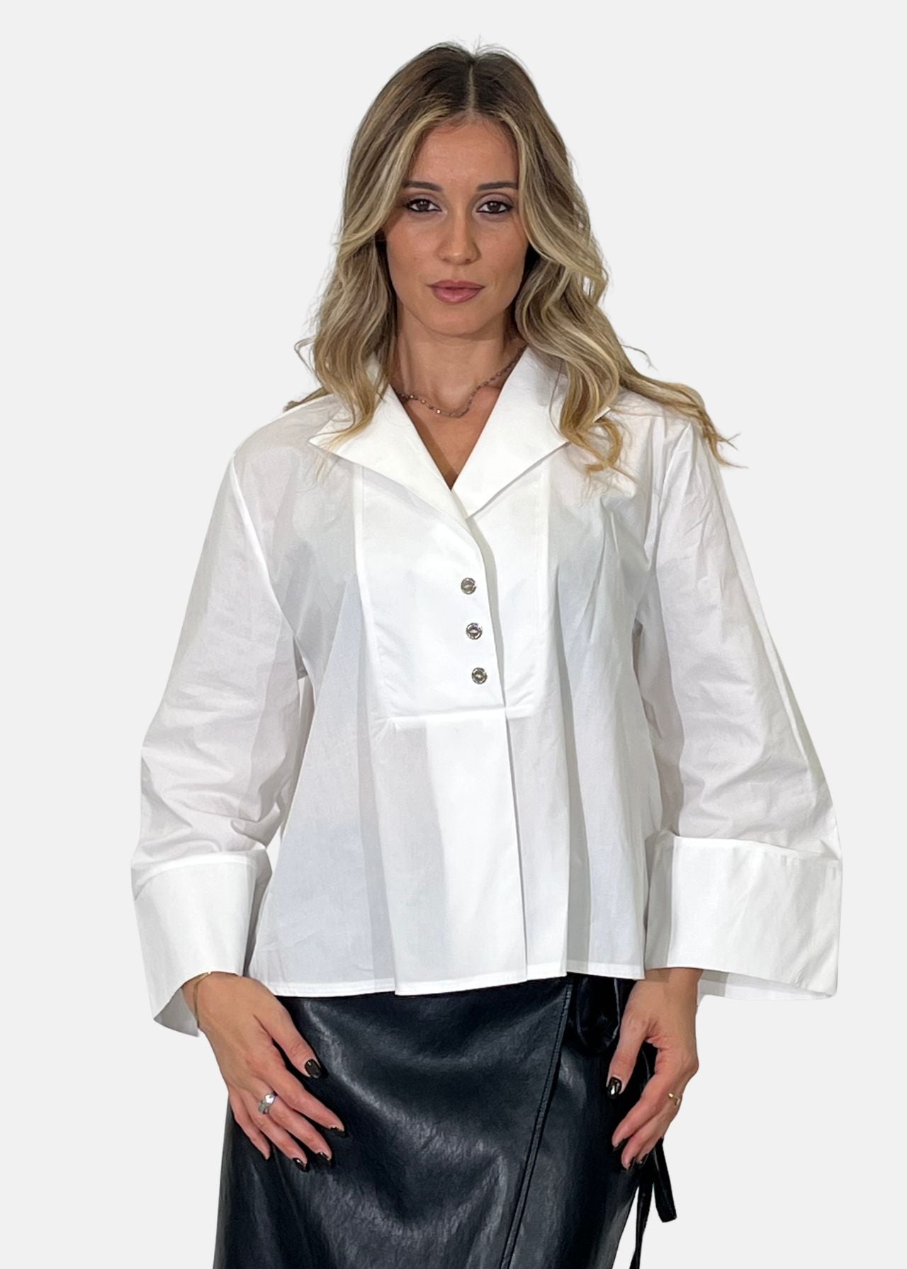 Blusa Effetto Camicia