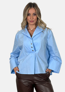 Blusa Effetto Camicia