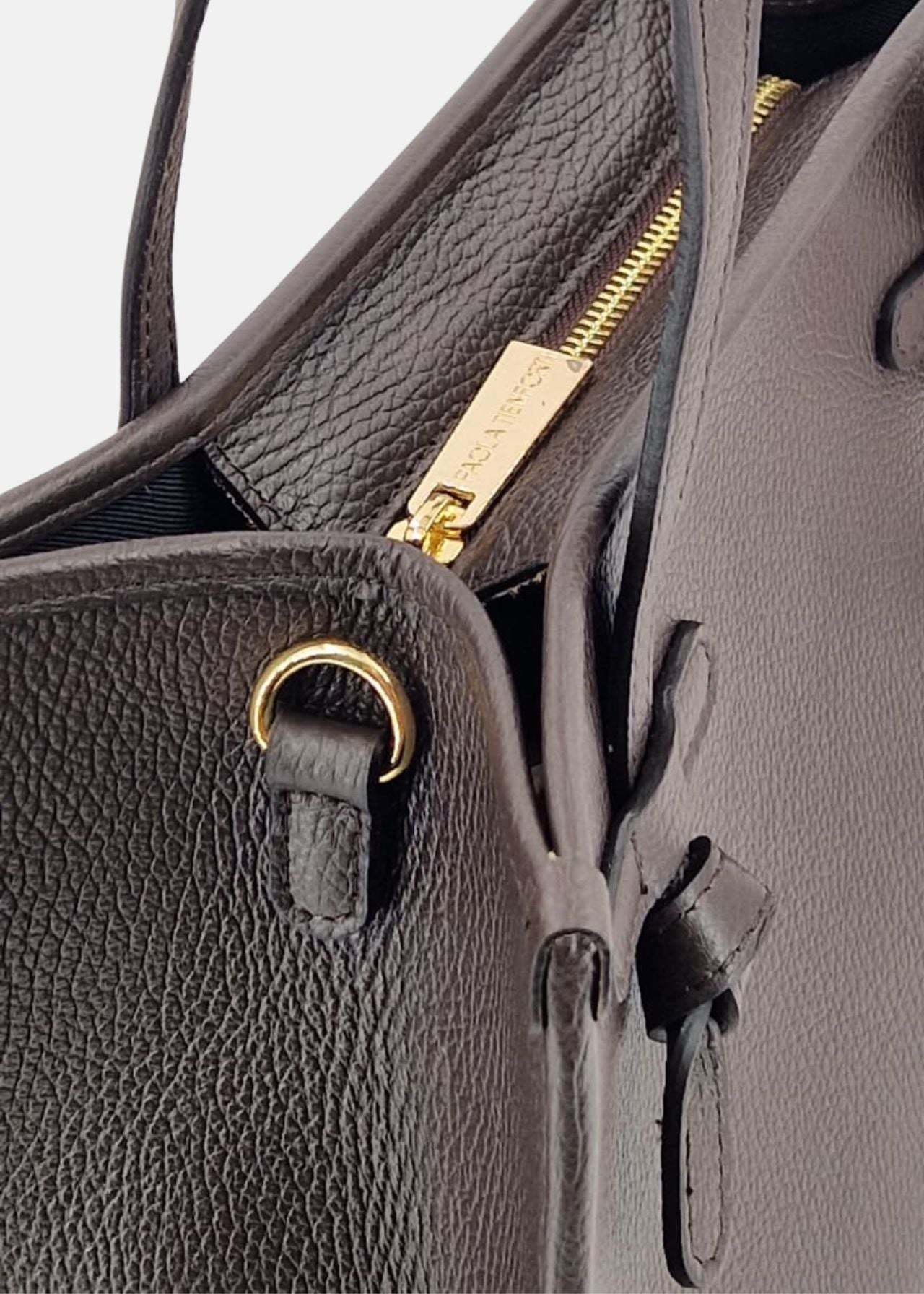 Shopper in vera pelle