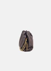 Clutch in vera pelle