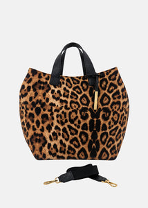 Borsa a mano donna in neoprene con pendente oro