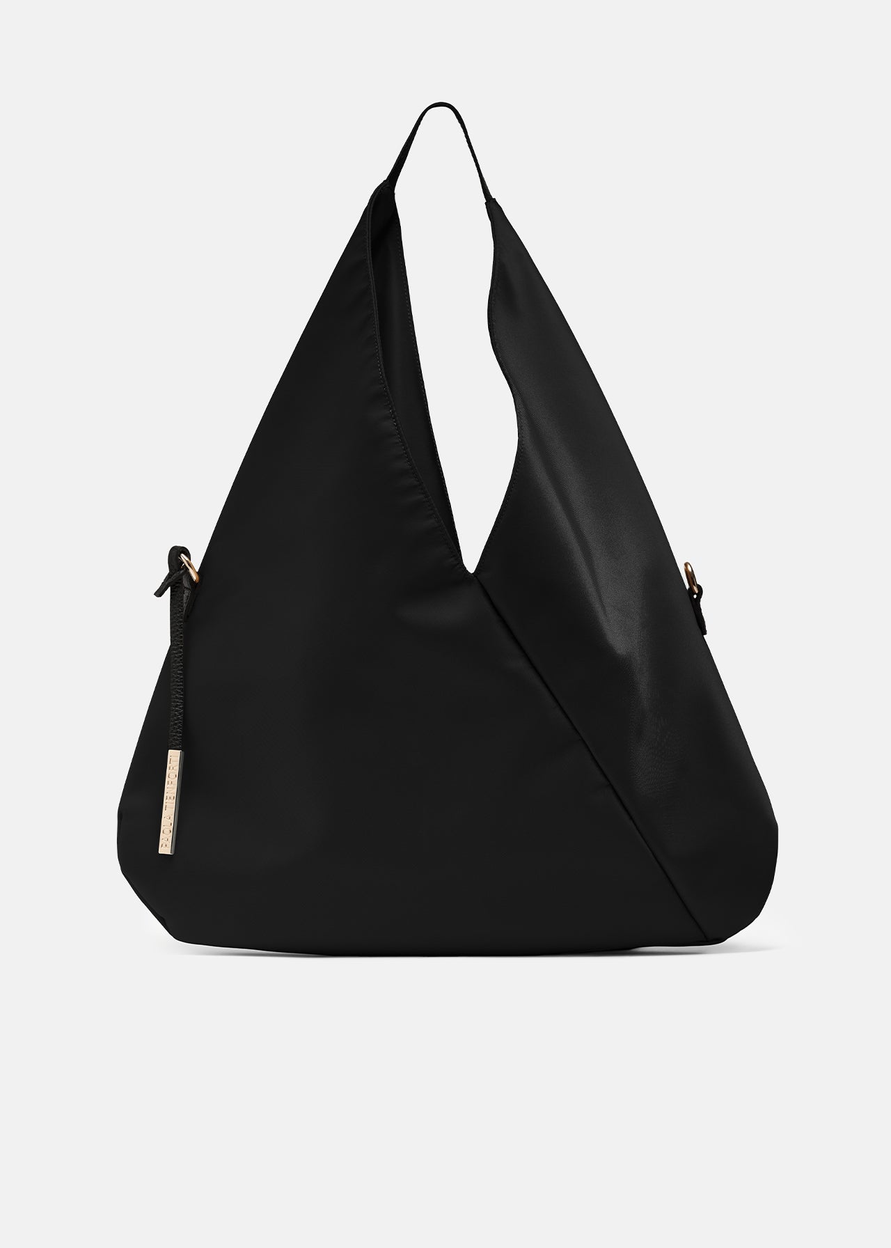 Paola T. Sacca hobo in nylon con dettagli oro