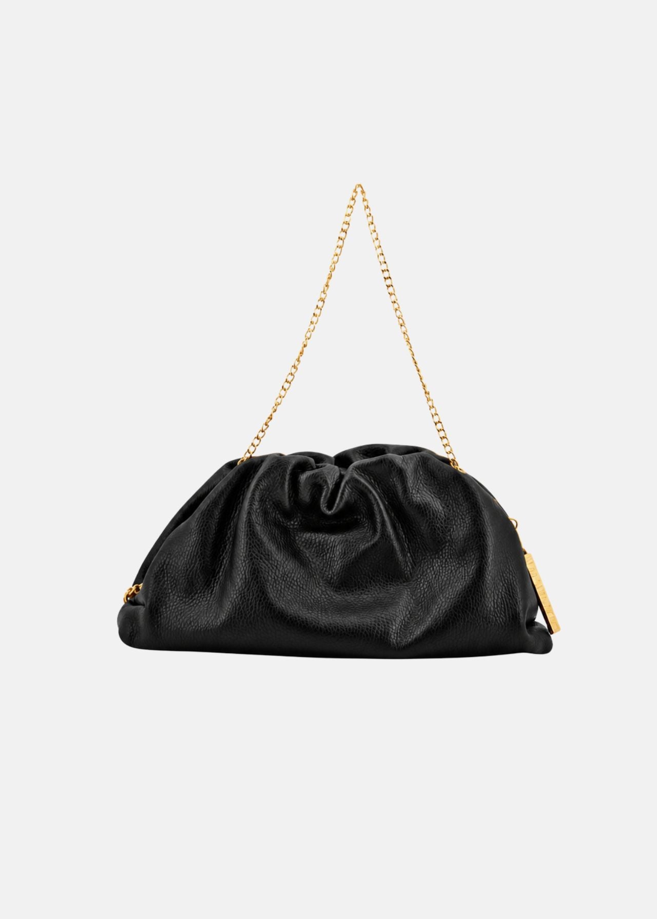 Clutch in vera pelle