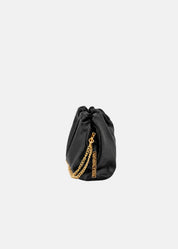 Clutch in vera pelle