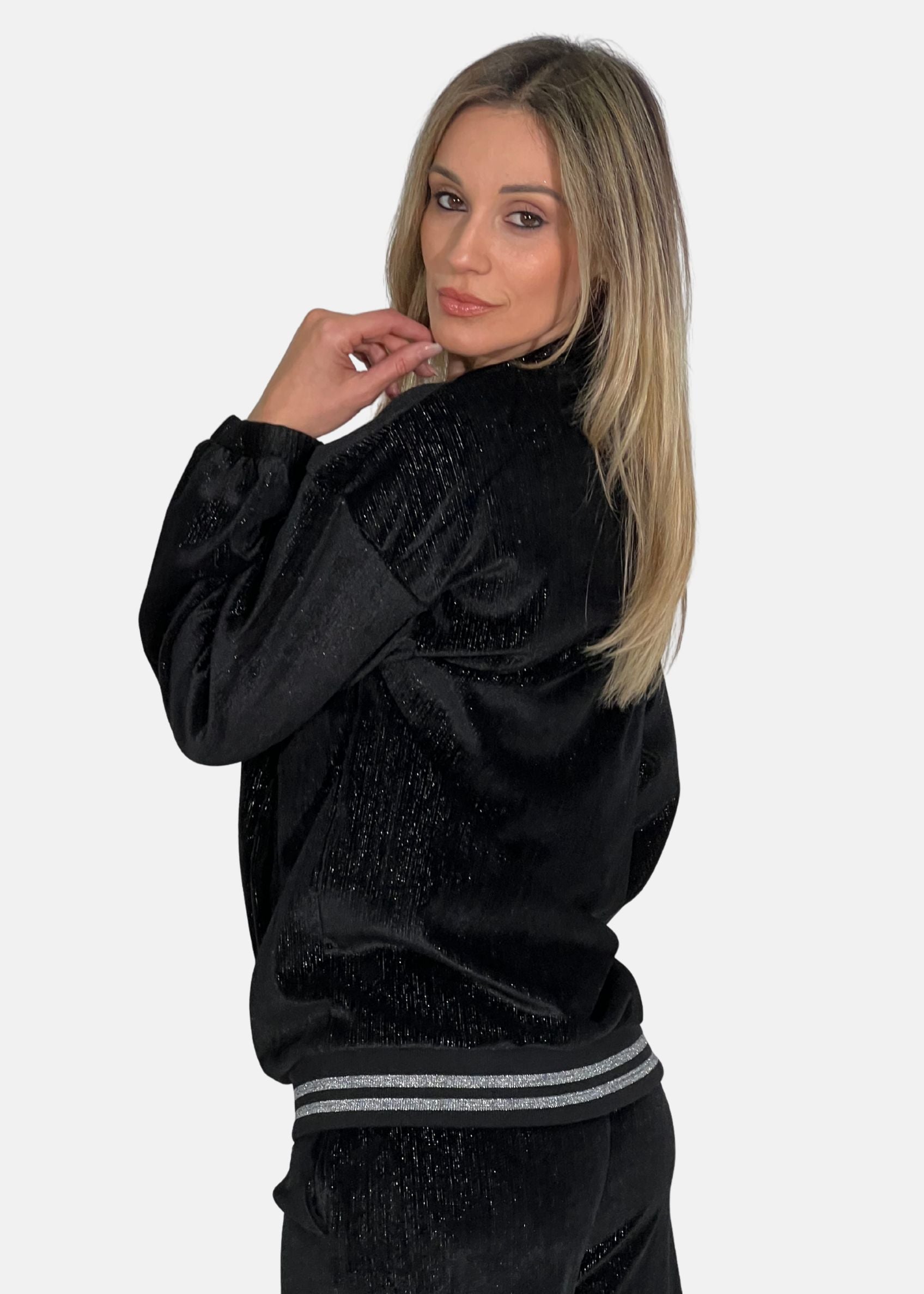 Felpa Donna Ciniglia Lurex