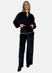 Pantalone a Palazzo in Ciniglia Lurex