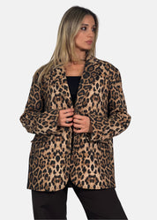 Giacca Donna Over Animalier