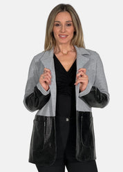 Giacca Donna Felpa ed Ecopelle