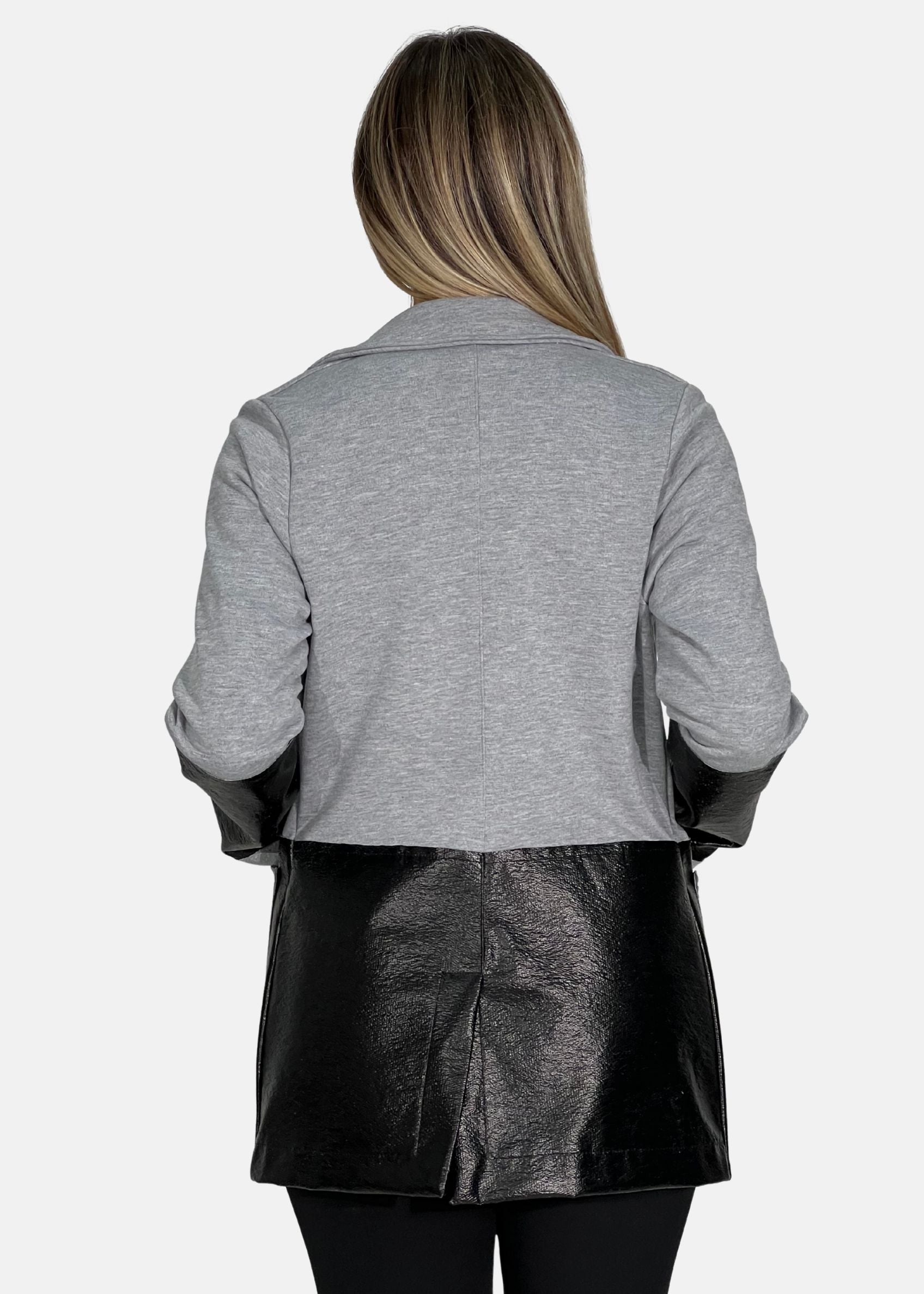 Giacca Donna Felpa ed Ecopelle