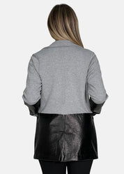 Giacca Donna Felpa ed Ecopelle