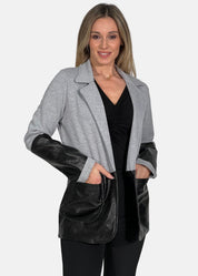 Giacca Donna Felpa ed Ecopelle