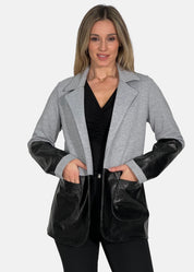 Giacca Donna Felpa ed Ecopelle