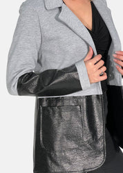 Giacca Donna Felpa ed Ecopelle