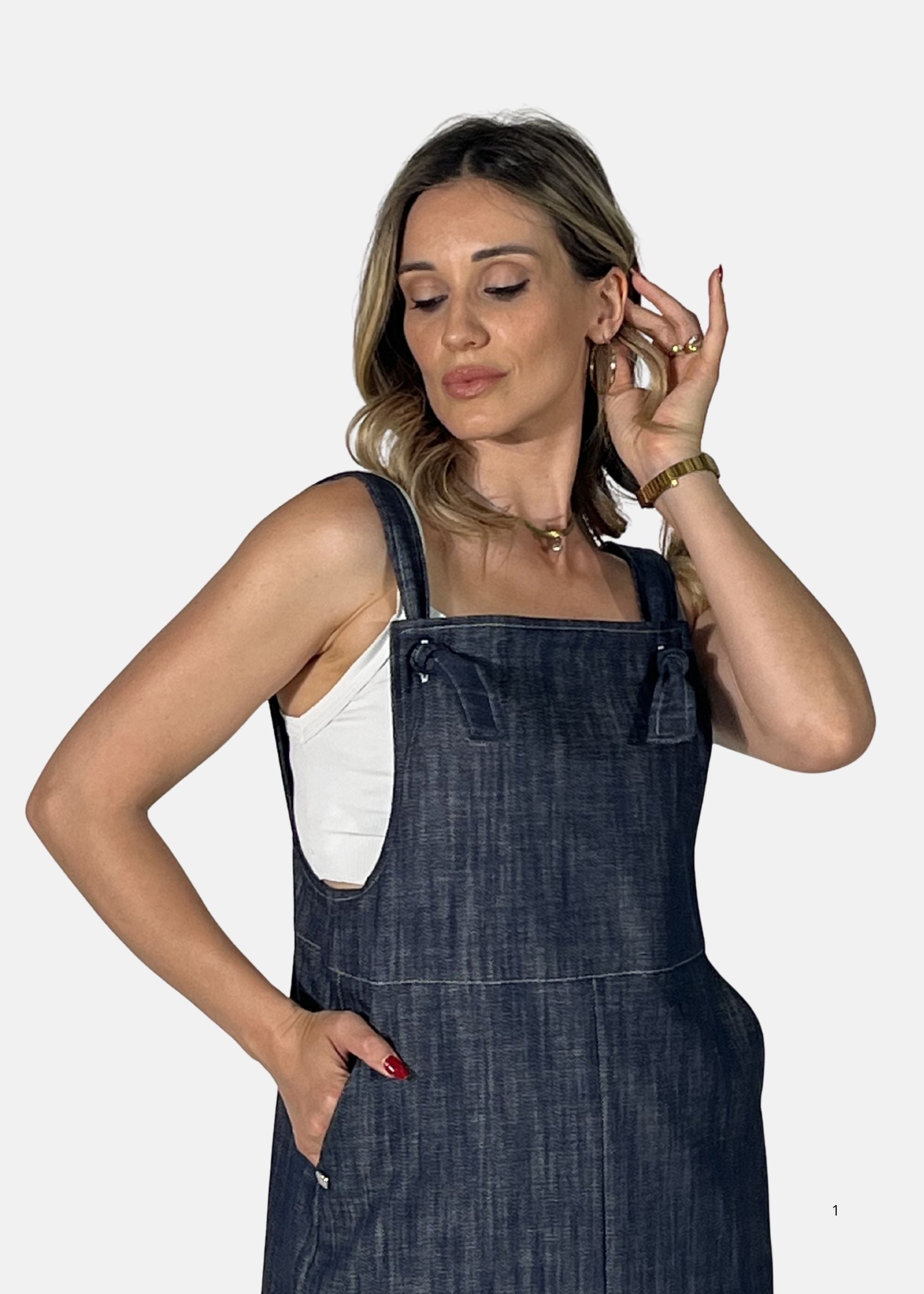 Salopette gonna in Jeans