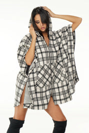 Poncho con zip
