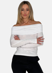 Maglia Donna scollo Bardot