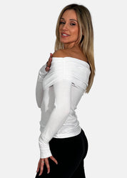 Maglia Donna scollo Bardot