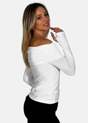 Maglia Donna scollo Bardot