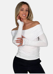 Maglia Donna scollo Bardot