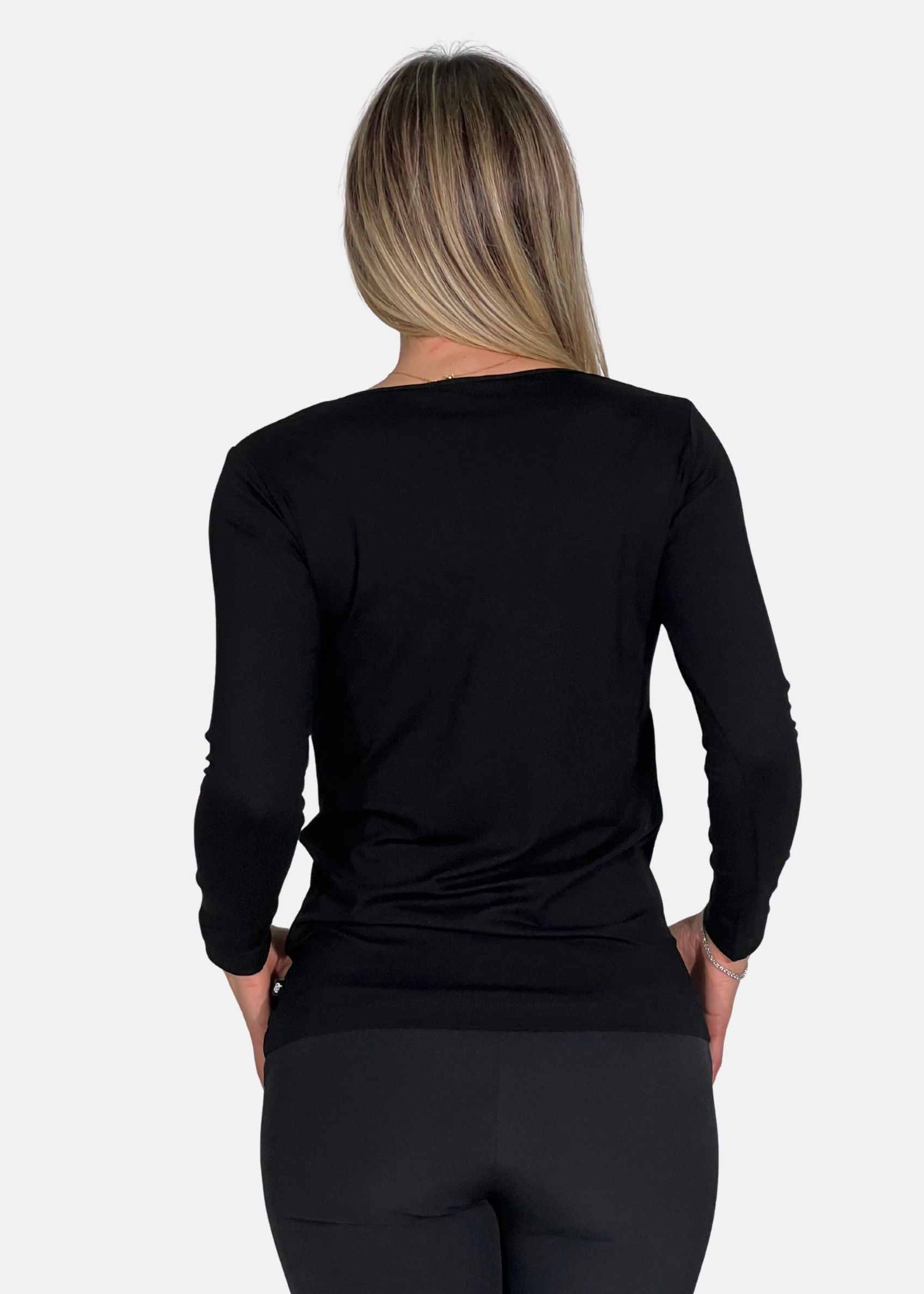 Maglia Donna scollo a V Arricciato