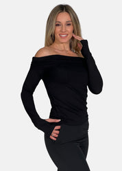 Maglia Donna scollo Bardot