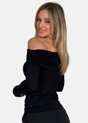 Maglia Donna scollo Bardot