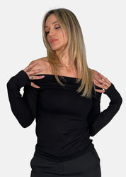 Maglia Donna scollo Bardot