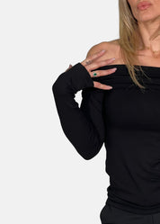 Maglia Donna scollo Bardot