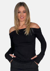 Maglia Donna scollo Bardot