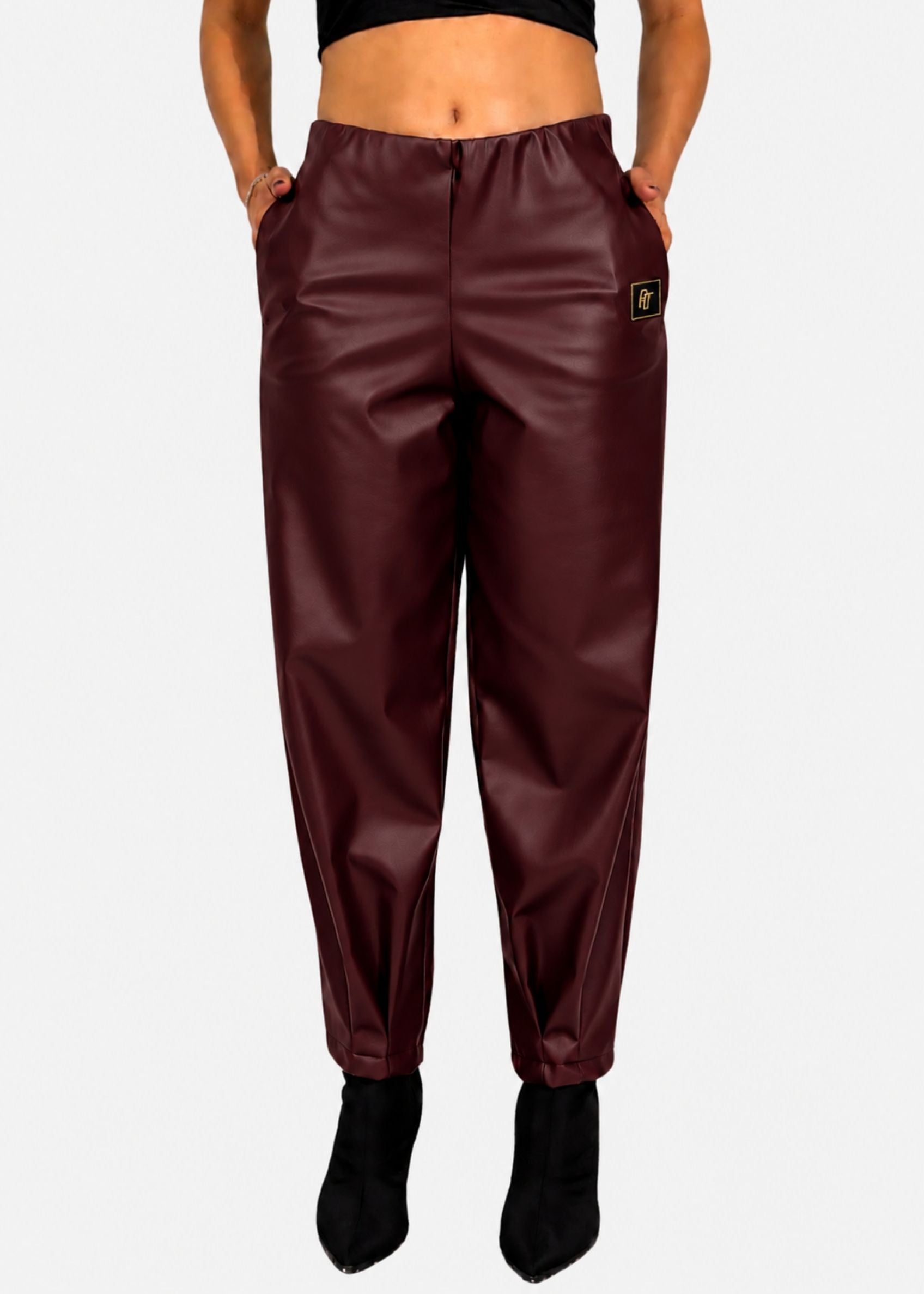 Pantalone in ecopelle