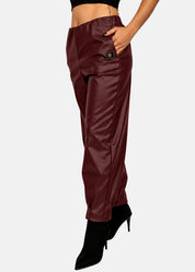 Pantalone in ecopelle