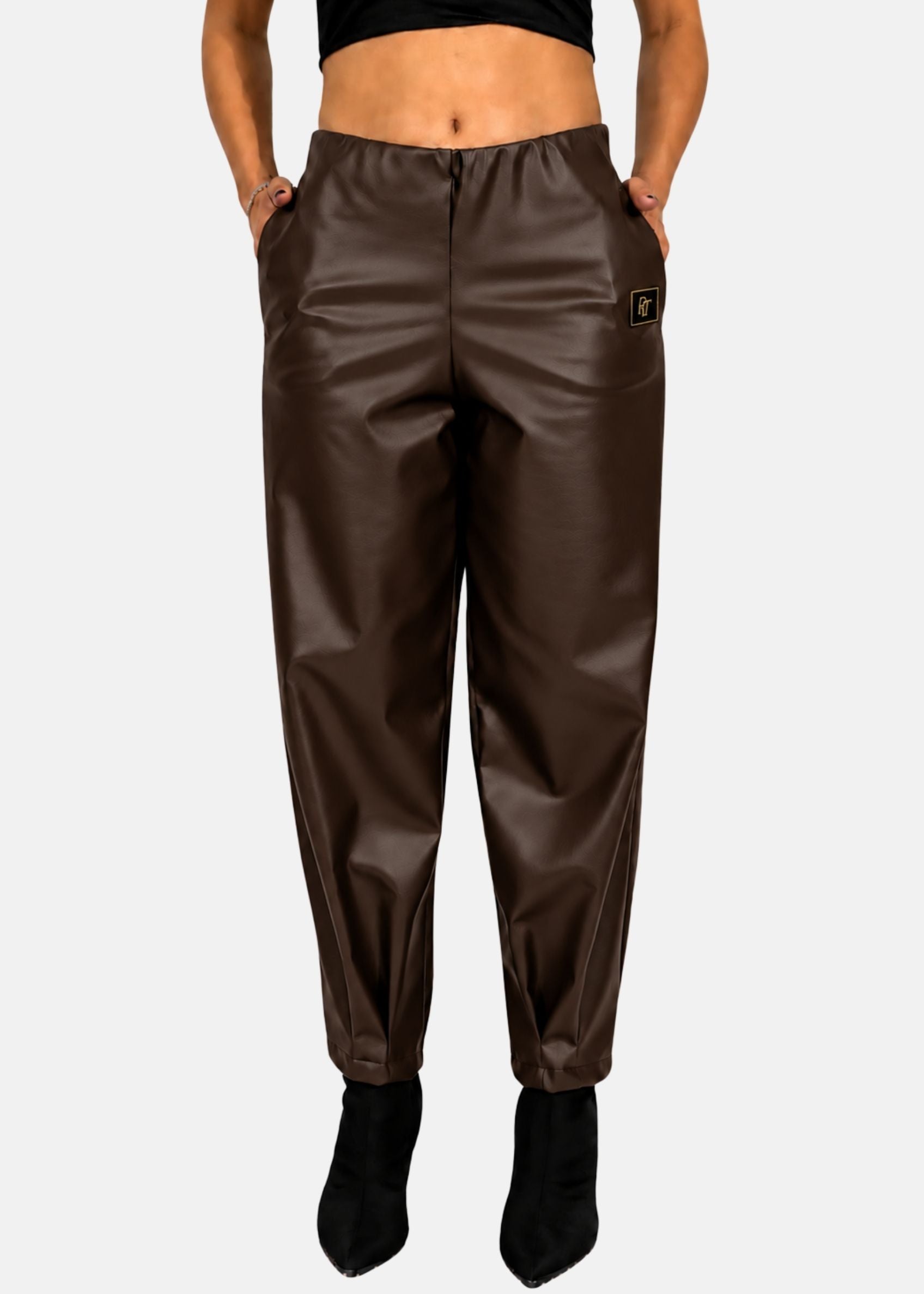 Pantalone in ecopelle
