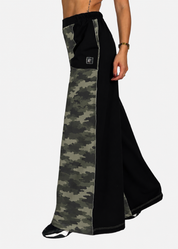 Pantalone a palazzo donna bicolore