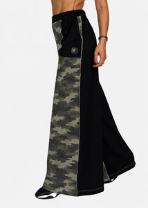 Pantalone a palazzo donna bicolore