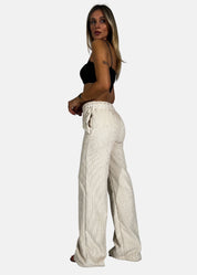 Pantalone a palazzo in velluto