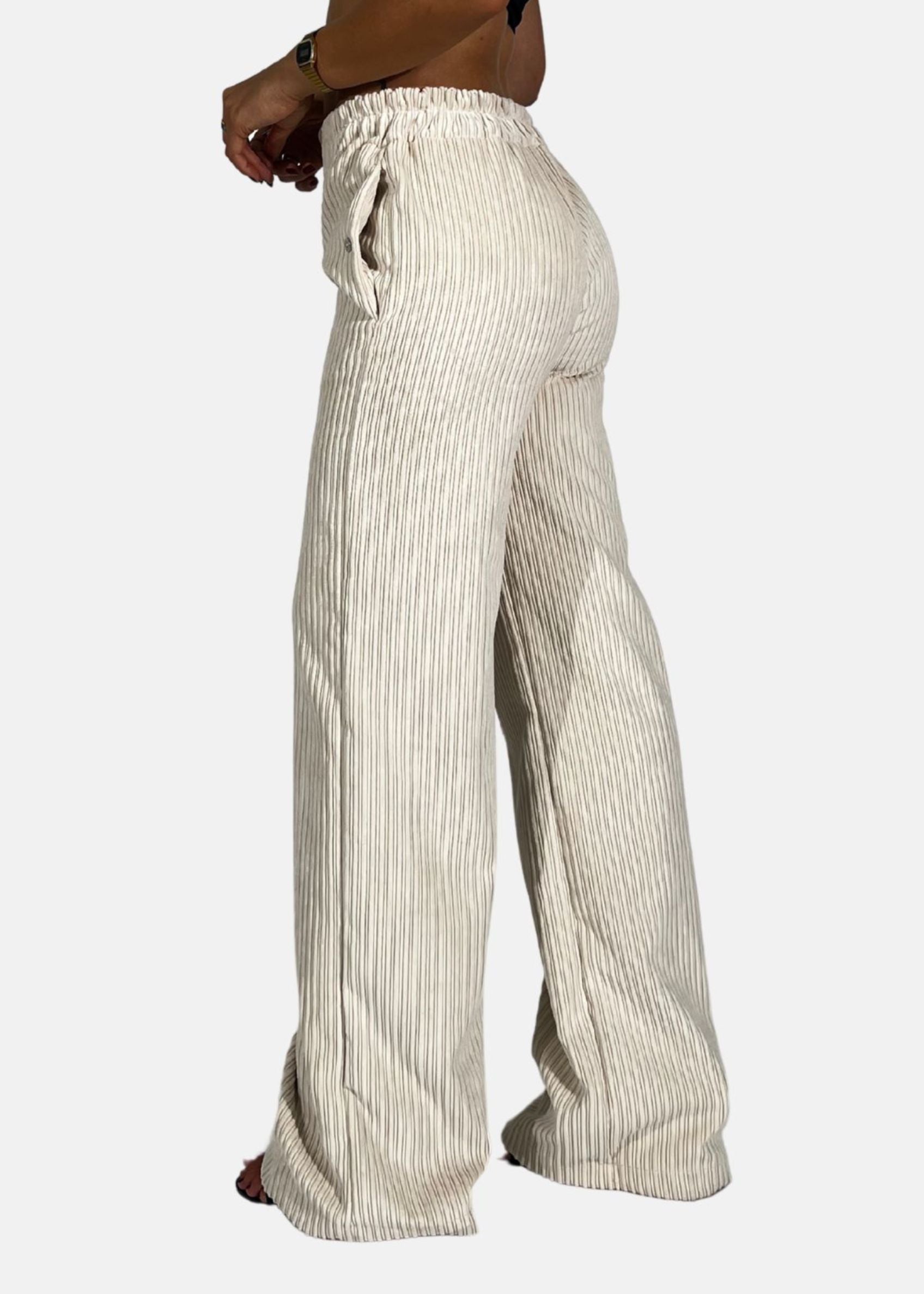 Pantalone a palazzo in velluto