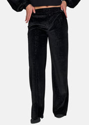 Pantalone a Palazzo in Ciniglia Lurex