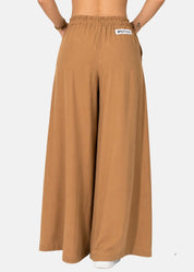 Pantalone Palazzo in Popeline di Viscosa