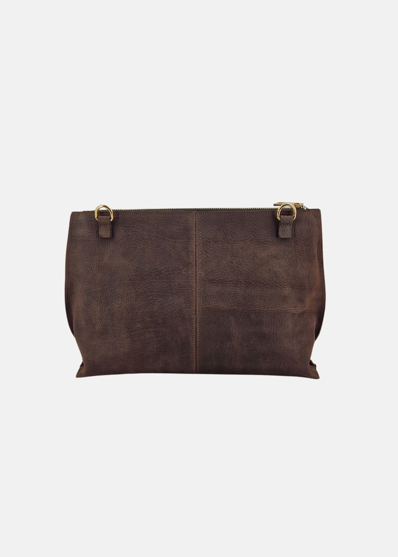 Borsa medium a tracolla  in pelle scamosciata